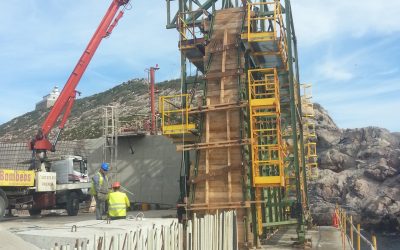 Démarrage du chantier sur le dock Escombreras
