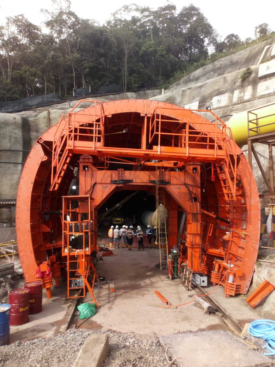 Self launching formwork tunnel 8 Helios by Rubrica Engineering