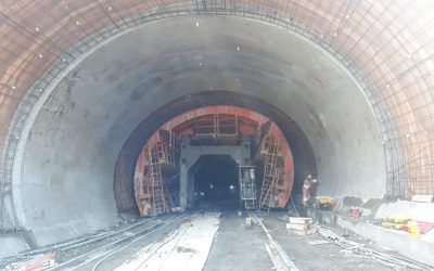 Mulatos mine tunnel formwork