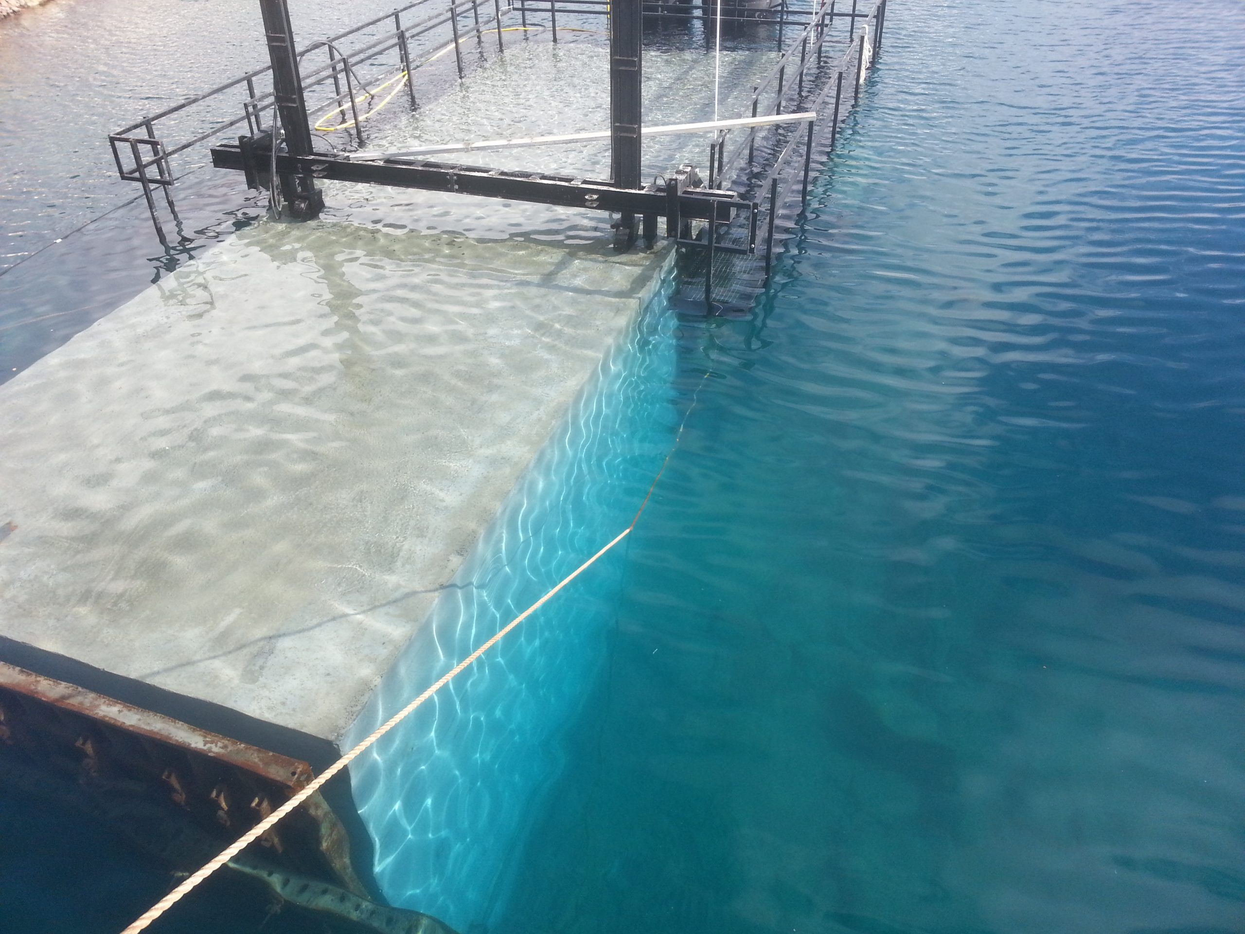 Submerged wall formwork Rosario port by RÚBRICA MARITIME