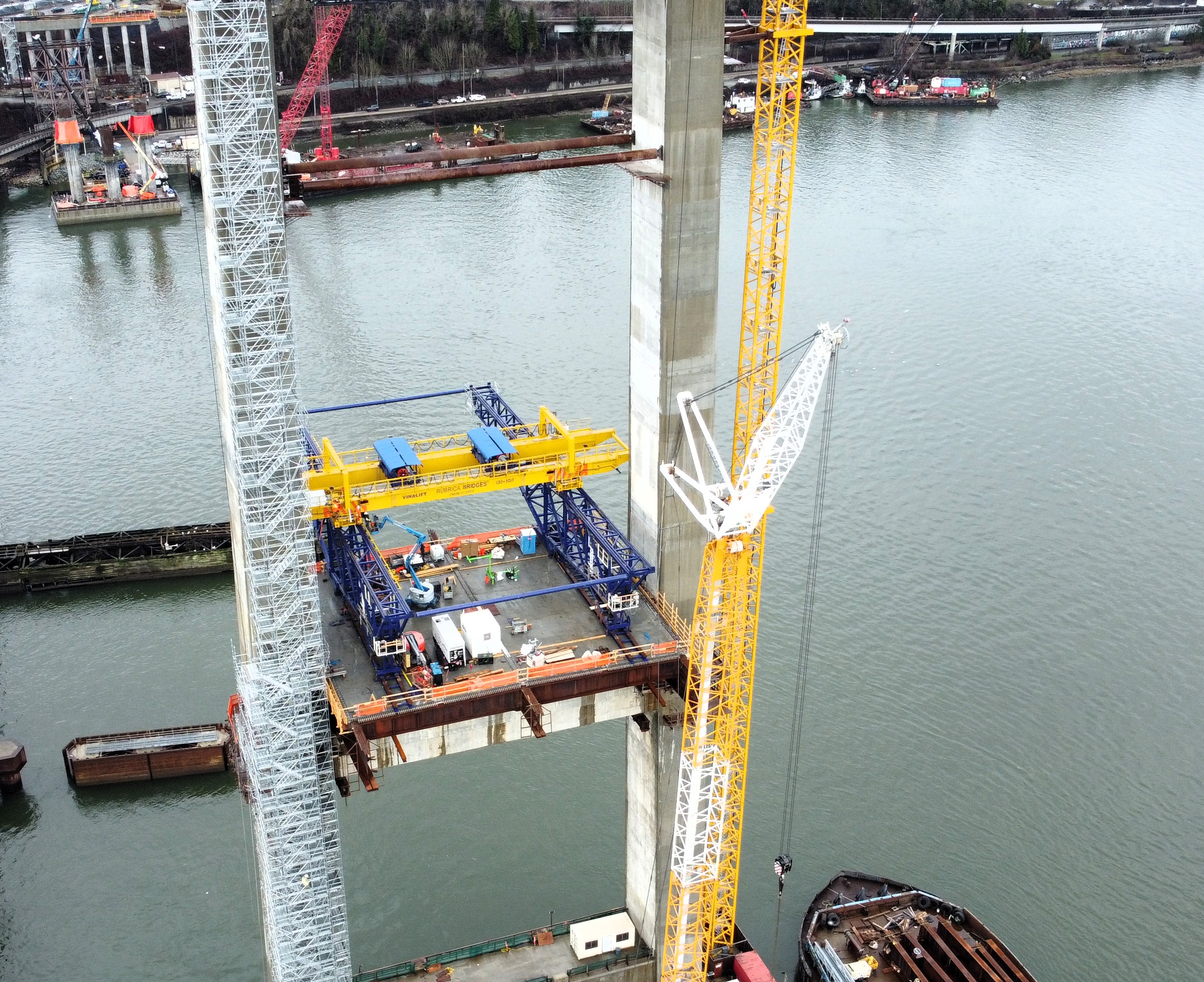 Heavy Lifting-Steel bridge-Cable Stayed bridge